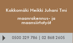 Kokkomäki Heikki Juhani Tmi logo